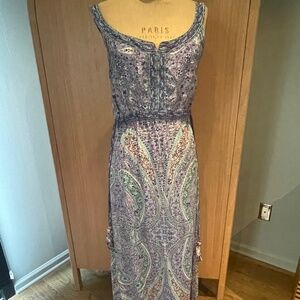 Calypso St Barth Silk Beachy Maxi Dress